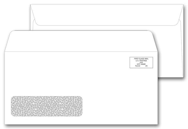 91556 Single Window Confidential Envelope 8 5/8 x 4 1/8" QTY 250