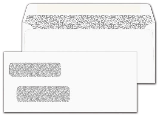 91585 Double Window Confidential Envelope 4 1/8 x 9" QTY 250