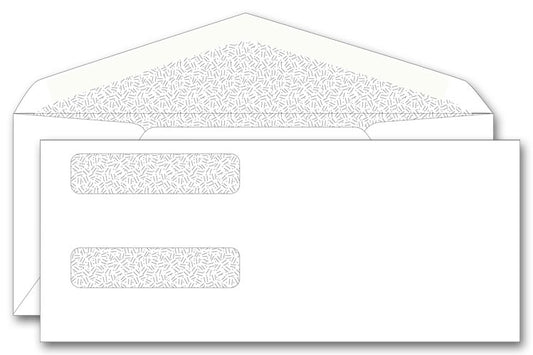 9169 Double Window Envelope 8 5/8 x 3 5/8" QTY 100