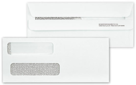 92500 Check Envelopes Double Window Self Seal 8 5/8 x 3 5/8" QTY 100