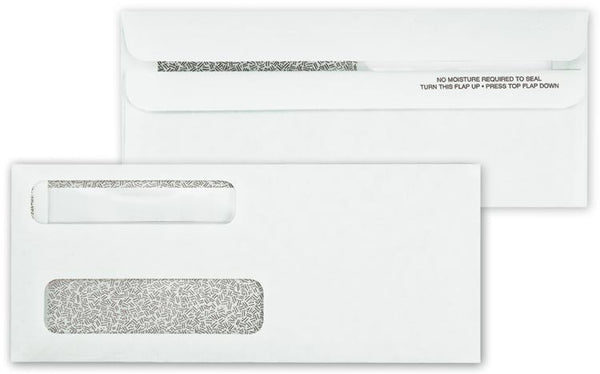 92564 Double Window Envelope Self Seal 8 5/8 x 3 5/8" - QTY 100