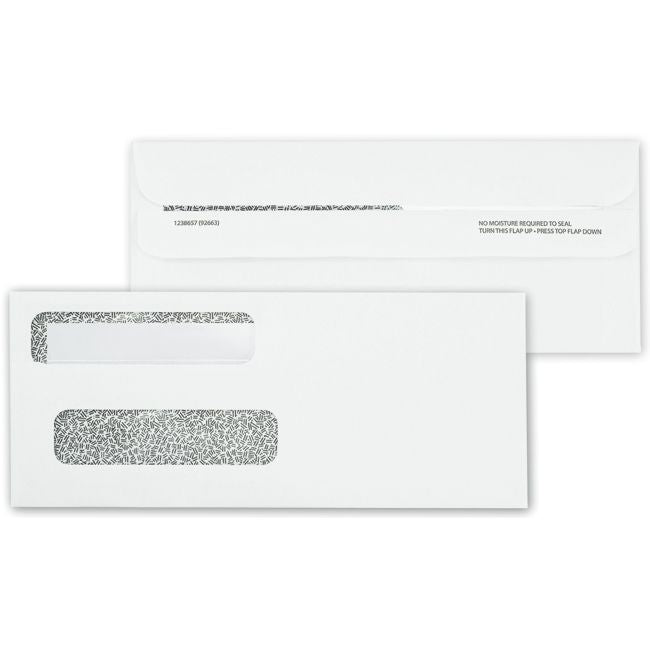 92663 Double Window Confidential Envelope Self Seal QTY 500