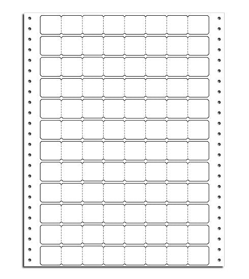 9865 Pricing Labels Continuous 9" Carrier Stock Blank 15/16 x 1" QTY 12,000