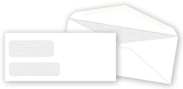 DW3787 Double Window Confidential Envelope 3 7/8 x 8 7/8" QTY 250