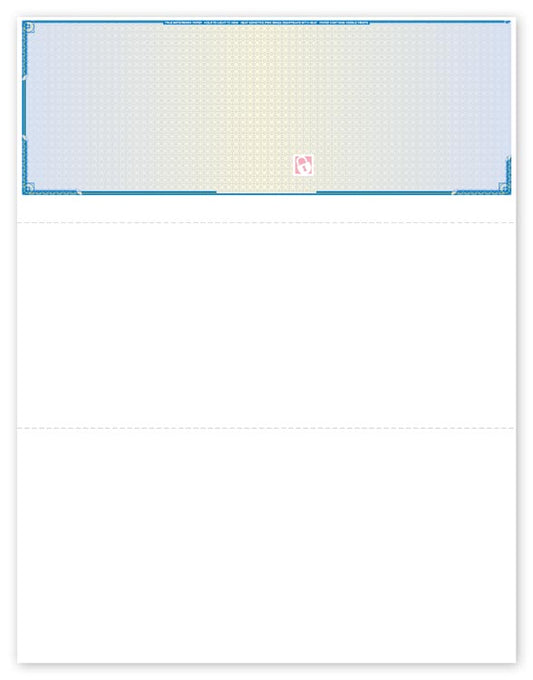 SLT831 High Security Top Blank Laser Checks 8 1/2 x 11" QTY 500