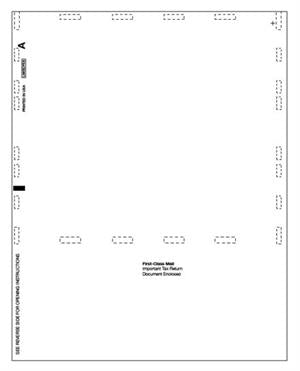 TF5501 Laser 1099-MISC Income Blank Pressure Seal 8 1/2 x 11"  QTY 500