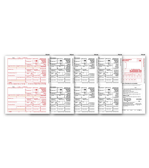 TF5646 Laser 1099-R Set 6-Part 8 1/2 x 11"  QTY 50 Sets