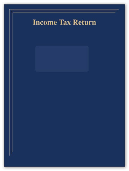 TX2W-B-1 Tax Folder with Window 8 3/4 x 11 3/4"  QTY 100